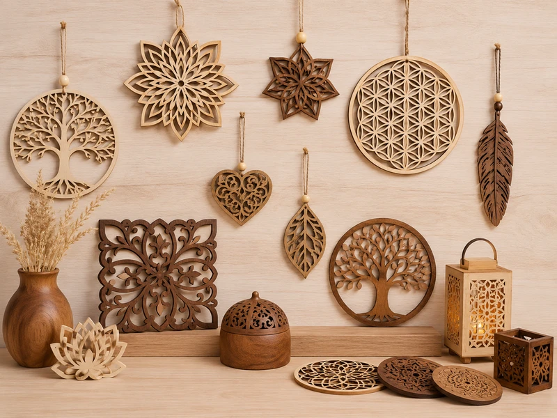 Wooden Ornaments — custom wooden craft product
